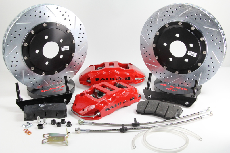 Dodge Charger Brake Kit - Rear - Baer Brakes - 15in Extreme+ - Red - `06-`18